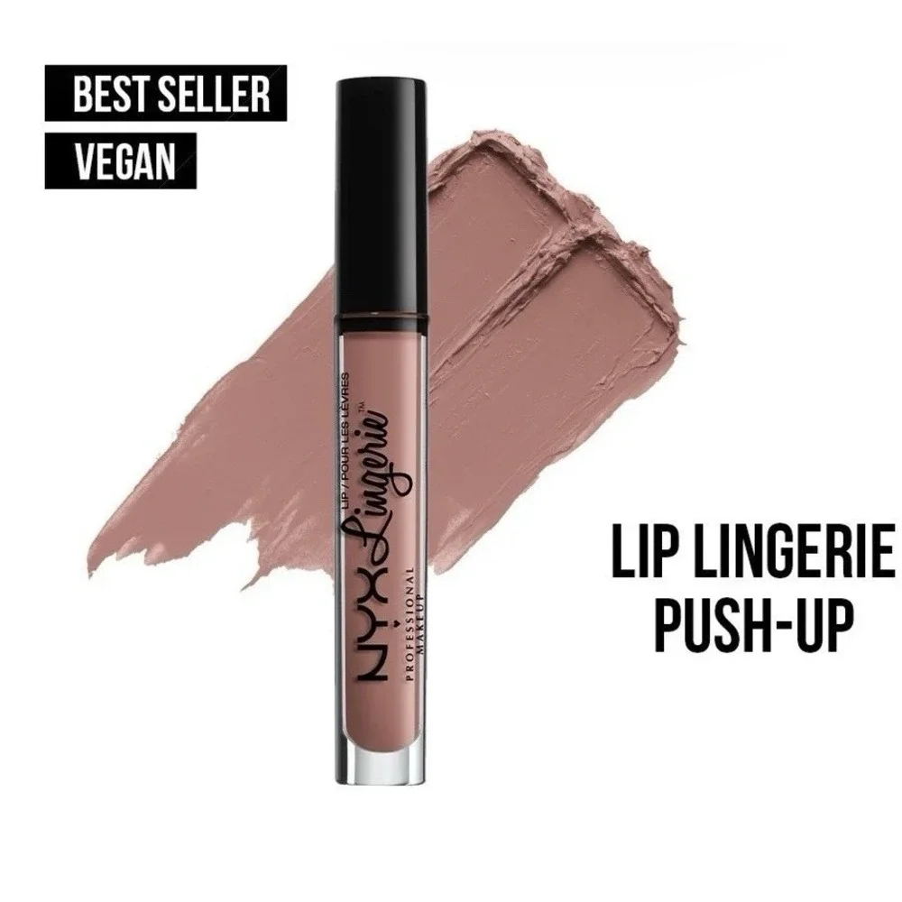 NYX Lip Lingerie Liquid Lipstick Womens OS Push-Up New Matte Nude LIPLI06